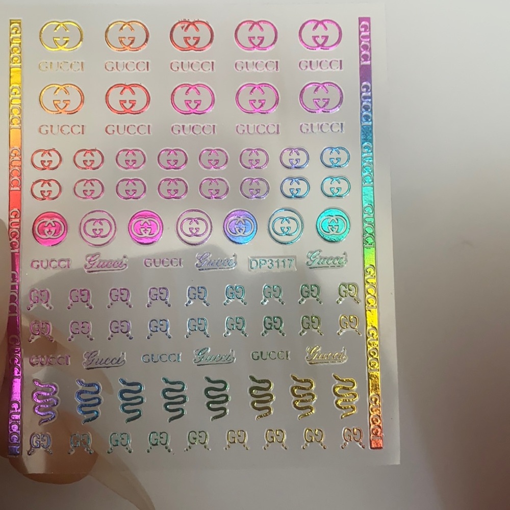 HOLOGRAPHIC NAIL STICKERS